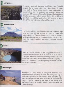 Turystyczna mapa Islandii Północnej