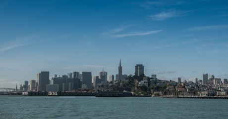 Alcatraz - widok na San Francisco
