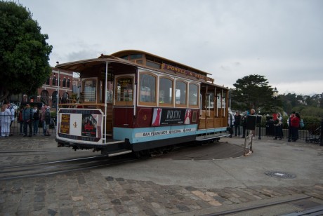 Cable Car na Hyde Street