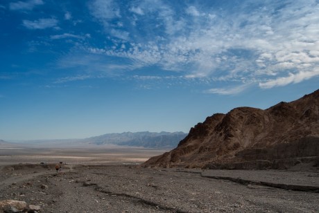 Widok z Mosaic Canyon na Death Valley