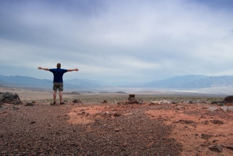 Wjazd do Death Valley od Beatty