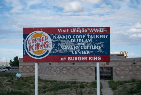 Reklama Burger King w Kayenta