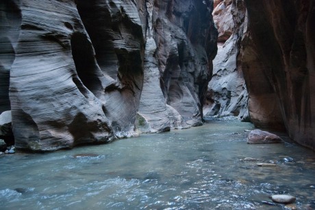 The Narrows Bottom to Up w Zion