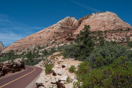 Z Overlook do Visotors Center w Zion