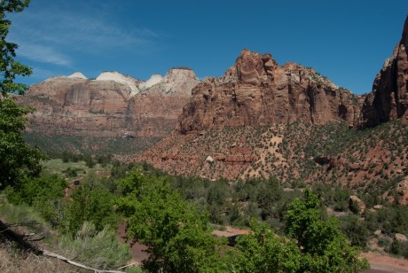 Z Overlook do Visotors Center w Zion