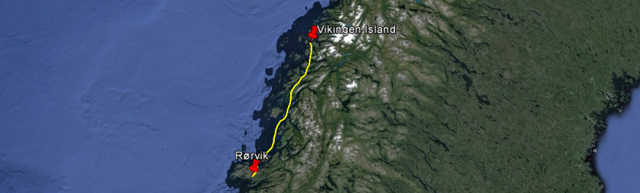 Rørvik - koło polarne Vikingen
