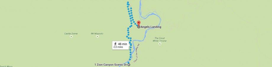 Z Grotto na Angels Landing