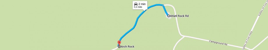 Z Atlatl Rock do Arch Rock